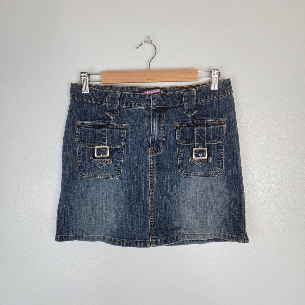 Y2k Denim Mini Skirt Size 9/10